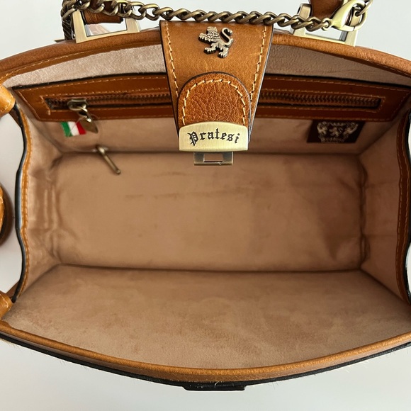 NWT Pratesi Firenze Lady Brunelleschi Leopard Calf Hair Bag - Picture 5 of 10